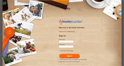 Desktop Screenshot of myhealthguardian.com.au